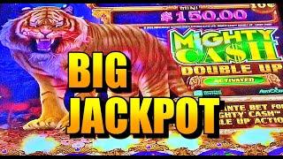 BIG JACKPOT HANDPAY: High Limit Mighty Cash Double Up Slot