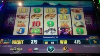 Buffalo Deluxe Legends Slot Machine Bonus - 4 Coins