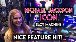 Michael Jackson Icon Slot Machine! BIG Wild Feature Hit!!