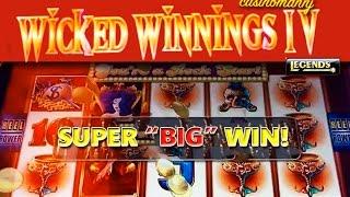 Wicked Winnings IV Slot - *SUPER BIG WIN* - NEW! - Slot Machine Bonus