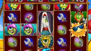 MARTIAN MAYHEM Video Slot Casino Game with a FUN IN THE SUN FREE SPIN BONUS