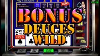 Bonus Deuces Wild Video Poker at Slots of Vegas