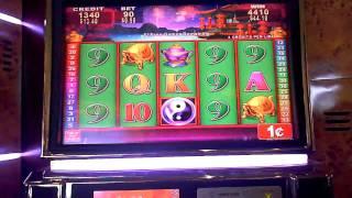 China Shores 110 spins slot machine win at Parx Casino.