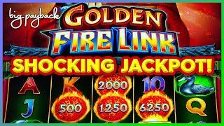 What a JACKPOT! Brand NEW Golden Fire Link Slots!