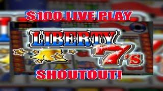 **Liberty 7's** SHOUTOUT to jimtuyo | This Game is SPONSORED by Hearts of Vegas
