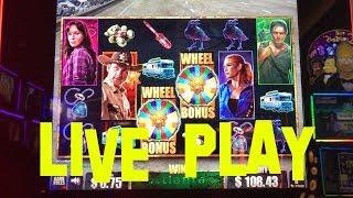 The Walking Dead live play at max bet $3.00 Aristocrat Slot Machine