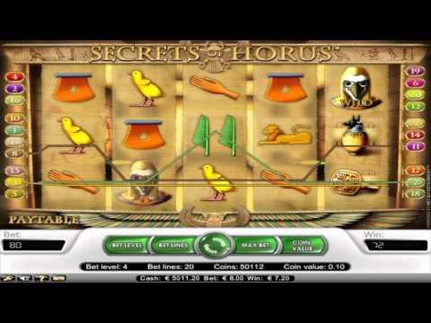 Free Secrets of Horus slot machine by NetEnt gameplay ★ SlotsUp