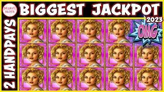 OUR BIGGEST JACKPOT IN 2023! WINNING MASSIVE IN THE HIGH LIMIT ROOM AT THE CASINO