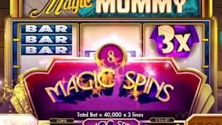 MAGIC MUMMY Video Slot Casino Game with a FREE SPIN BONUS