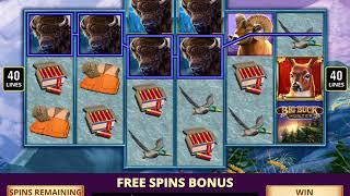 BIG BUCK HUNTER Video Slot Casino Game with a HUNTIN' TRIP FREE SPIN BONUS