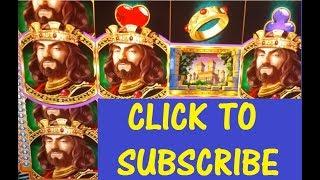 LIVE PLAY - $25 A SPIN + BIG WINS on HIGH LIMIT The King and the Sword SLOT MACHINE