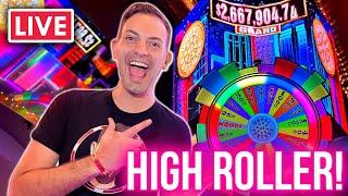 LIVE ⋆ Slots ⋆ High Roller in Las Vegas ⋆ Slots ⋆ Wheel of Fortune