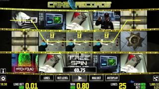 Crime Records• online slot by WorldMatch | Slototzilla video preview