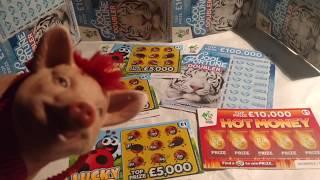Scratchcards..COOL FORTUNE ..HOT MONEY..LUCKY BUG....and?