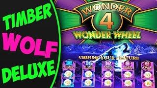 Wonder 4 Wheel Slot Machine / TIMBER WOLF BONUS.