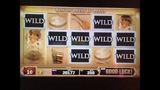 TITANIC Slot Machine - Big Huge Win on MAKE IT COUNT Bonus