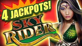 4 JACKPOT HANDPAYS! •Sky Rider Slot Wins! •The Big Jackpot