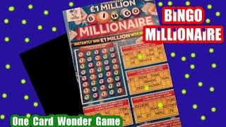 Tonight..its...•Bingo millionaire Scratchcard game•....One Card Wonder