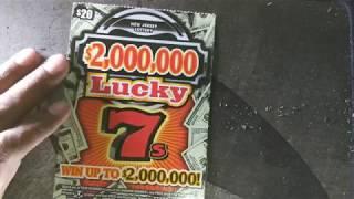 $2,000,000 Lucky 7s Scratch Off .. it's a winner