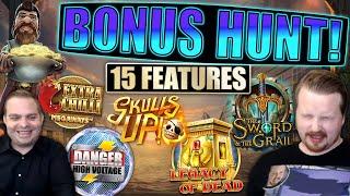 BIG €5000 Bonus Hunt #18, Results from 15 slot features