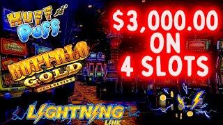 $3,000 On 4 Slot Machines ! Which One Will Pay More ? Live Slot Play At Casino | SE-11 | EP-4