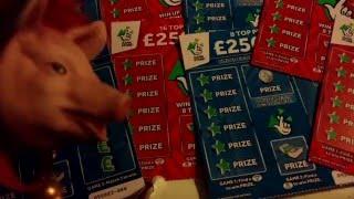 Wow!..RED Vs BLUE..250.000.Scratchcards....Who will Win....Me or Piggy
