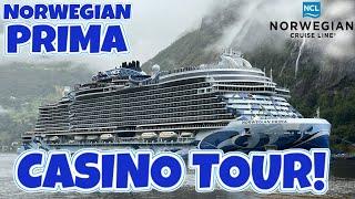 Norwegian Prima FULL CASINO TOUR! ⋆ Slots ⋆️ The Biggest and Best NCL Casino at Sea!