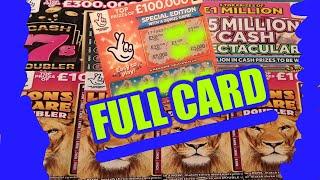 MEGA SCRATCHCARD GAME....MORE WINNING CARDS....INCLUDES A FULL CARD....FANTASTIC GAME...