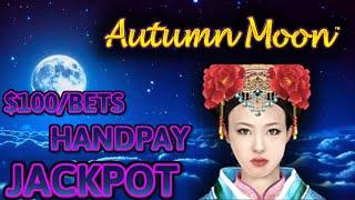 HIGH LIMIT Dragon Link Autumn Moon & Spring Festival (2) HANDPAY JACKPOTS ~ $100 Bonus Slot Machine