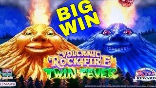 Volcanic Rock Fire Twin Fever Slot Machine  HUGE LINE HIT & Bonuses | Live Slot Play w/NG Slot