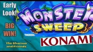 MONSTER SWEEP•NEW KONAMI GAME• NICE WIN! •The Shamus and Friends