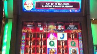 Aruze Gaming - The Last Emporer Slot Win -  Venetian Casino - Las Vegas, NV