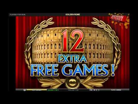 Golden Rome - 24 Free Games!