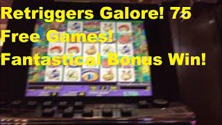 75 Free Game Bonus Bacon Wrapped Titties Gold on Stinkin Rich Slot Machine