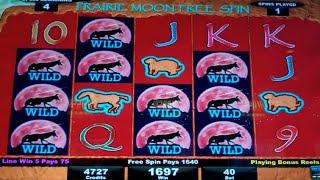 Prairie Party Slot Machine Bonus - 5 Free Games Win with Stacked Wilds