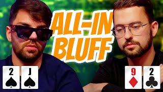 HUGE POKER BLUFF ALL IN with JACK HIGH! ⋆ Slots ⋆ #Shorts