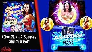 Bally - Wonder Woman Wild : Live Play and 2 Bonuses
