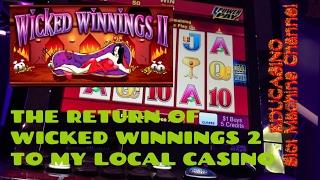 •️•THE RETURN OF WICKED WINNINGS 2 TO MY LOCAL CASINO • 20cts •| BY ARISTOCRAT SLOTS