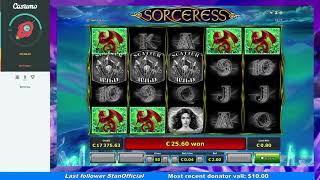 Sorceress - Big Win - Dragons