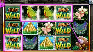 JUNGLE WILD Video Slot Casino Game with a "BIG WIN" REGTRIGGERED FREE SPIN BONUS