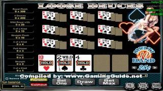 Loose Deuces 10 Hand Video Poker