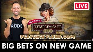⋆ Slots ⋆ LIVE ⋆ Slots ⋆ BIG BETS on Temple of Fate ⋆ Slots ⋆ PlayLuckyland