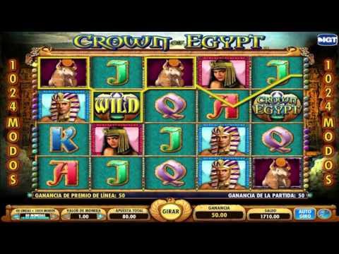Free Crown of Egypt slot machine by IGT gameplay ★ SlotsUp
