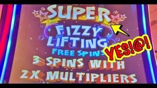 YES!  I've waited forever for this... SUPER FIZZY LIFTING HANDPAY! + new All Aboard slot high limit
