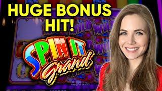 HUGE HIT In The Free Spins! Maximum Possible Wilds! Spin It Grand Slot Machine!