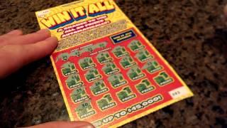 Wisconsin Lottery $45,000 "WIN IT ALL." SCRATCH OFF WINNER!