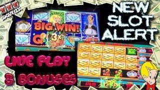 NEW SLOT ALERT!!! LIVE PLAY on Richie Rich Slot Machine with Bonuses