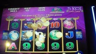 5 Koi Deluxe OVER 100X WIN Slot Machine Bonus Round Free Games Big Win