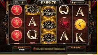 The Game of Thrones Slot  - Mega Big Win at Lennister Freespins