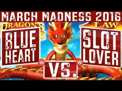 MARCH MADNESS (WEST FINAL) DRAGONS LAW slot machine LIVE PLAY/BONUS WIN!